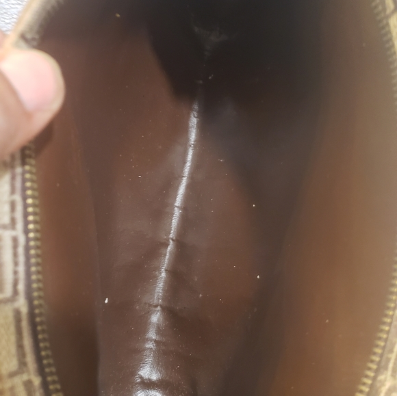 Esteem Lauder Rare Vintage Monogram and Leather Clutch - Picture 6 of 7